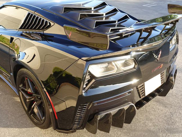 *BRAND NEW OPEN BOX / DISCOUNTED* 2019 CHEVROLET CORVETTE C7 ZR1 | CARBON FIBER REAR LID BASE SPOILER WING