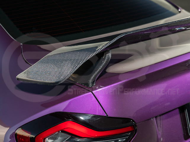 2023-UP BMW G87 M2 | M PERFORMANCE TRACK CARBON FIBER REAR HIGH WING SPOILER