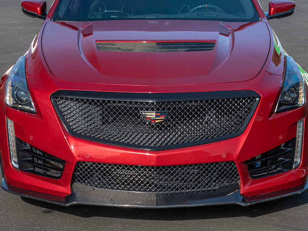 2016-2019 CADILLAC CTS-V3  | FRONT LIP SPLITTER GROUND EFFECTS AND WHEEL ARCHES - CARBON FIBER