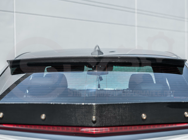 2013-2018 Cadillac ATS ATS-V Sedan | Carbon Fiber Rear Roof Top Window Spoiler Wing