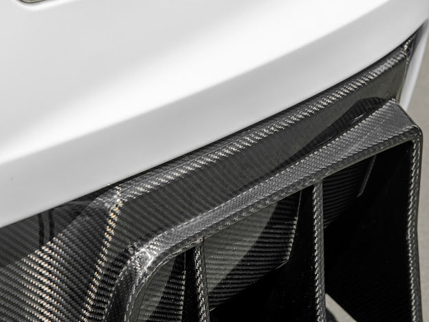 2014-2019 Corvette C7 Performance Track CARBON FIBER Rear Bumper Finned Diffuser