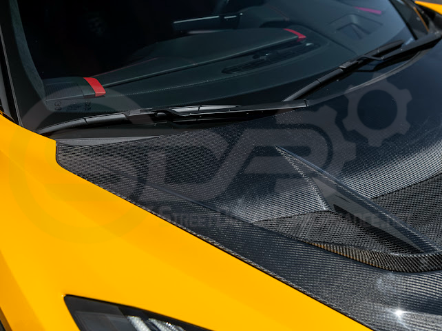 *IMPERFECTION / DISCOUNTED* 2020+ Corvette C8 | ZR1 Style Replica CARBON FIBER Front Hood