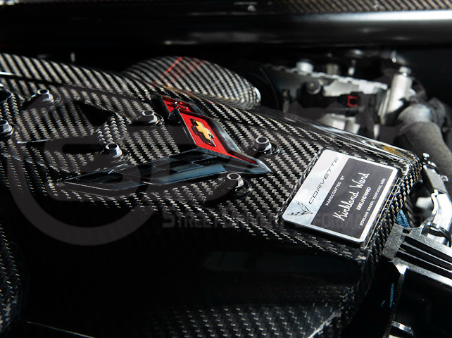 2025-Up Chevy Corvette C8 ZR1 | Dry Carbon Fiber Rear Engine Cover One-Piece