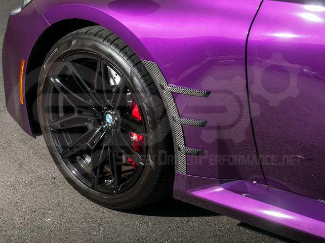 2023-UP BMW G87 M2 | DRY CARBON FIBER ADD-ON FENDER WHEEL ARCH TRIM FRONT & REAR PAIR