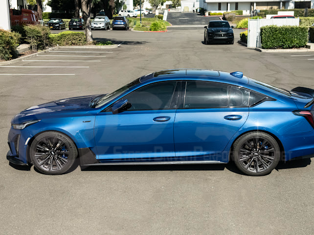 2022-Present Cadillac CT5-V Blackwing | CARBON FIBER Lower Side Fender Vent Trim Panel Replacement (Pair)