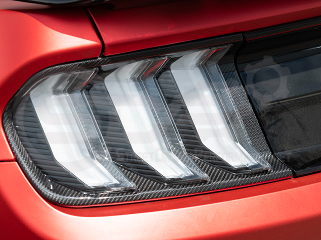2015-17 FORD MUSTANG | REAR TAIL LIGHT TRIM BEZEL COVER PAIR
