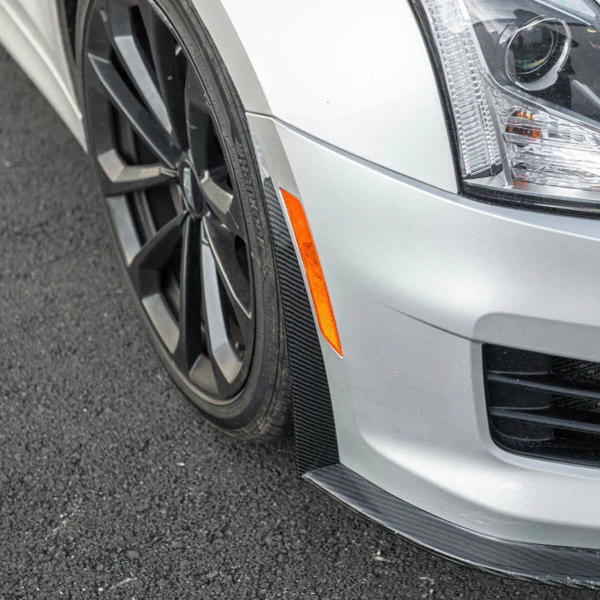 2016-2019 CADILLAC ATS-V FRONT SPLITTER SIDE WHEEL ARCHES PAIR