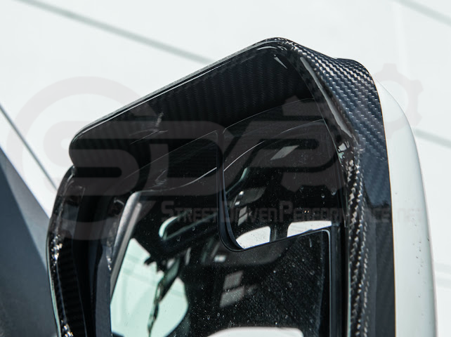 2021-UP FORD F-150 | CARBON FIBER FACTORY STYLE SIDE MIRROR FRAMES PAIR