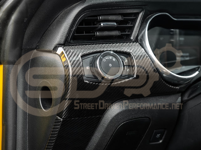 2015-2023 FORD MUSTANG S550 | CARBON FIBER DASHBOARD PANEL TRIM COVER