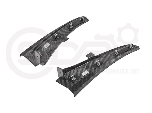 2023-UP CORVETTE C8 E-RAY, Z06, & ZR1 | FACTORY EXTENDED XL VERSION 2 FRONT & REAR MUD FLAPS SPLASH GUARD PAIR
