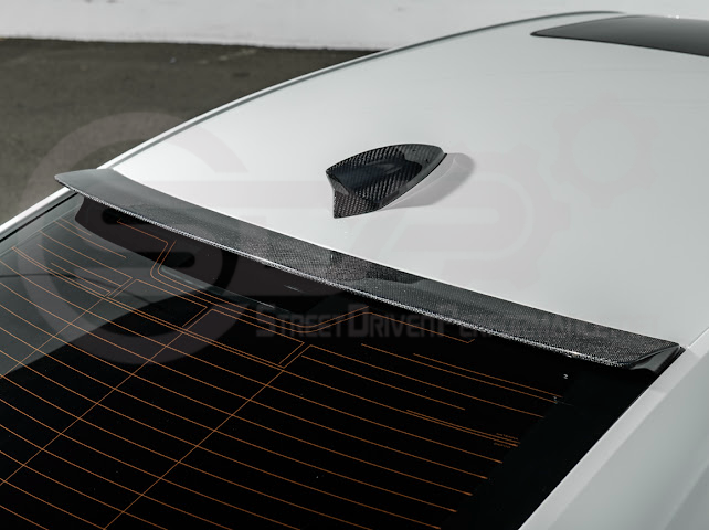 2020-Up Cadillac CT4 / CT4-V / CT4-V Blackwing | SDP Performance Style Carbon Fiber Rear Roof Top Window Spoiler Wing