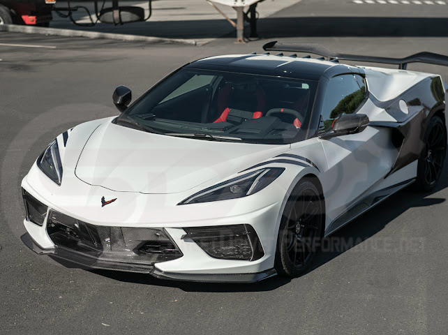 2020-Up Corvette C8 STINGRAY & Z51 | Z06 Z07 Package Front Bumper Lip Splitter Ground Effects