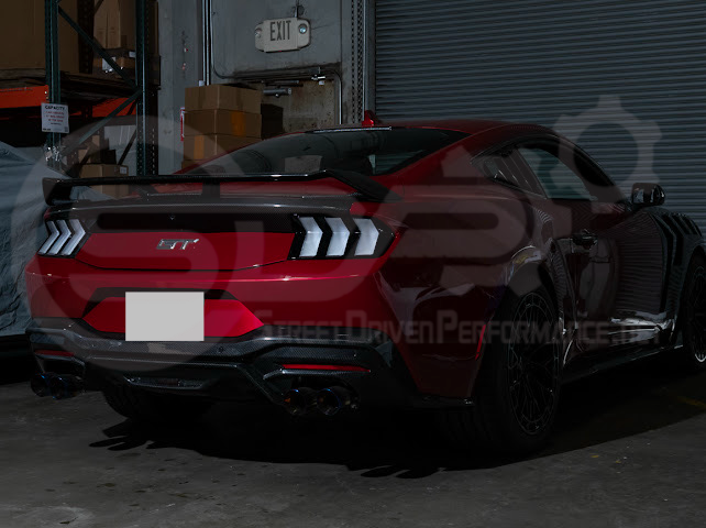 2024-Up Ford Mustang S650 | EURO Style Sequential Signal LED Clear Lenses Rear Taillights Pair