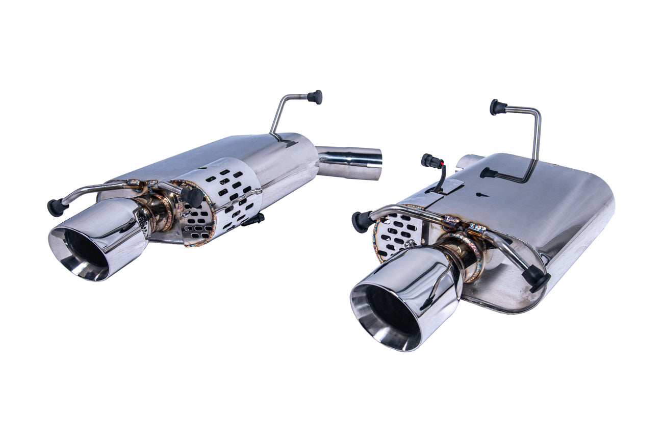 2009-15 CADILLAC CTS-V V2 | AXLE-BACK MUFFLERS EXHAUST SYSTEM “VALVED”