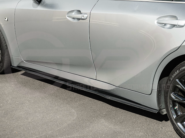 2021-UP LEXUS IS300, IS350, IS500 | JDM NOVEL STYLE SIDE SKIRTS ROCKER PANEL EXTENSIONS  GROUND EFFECTS
