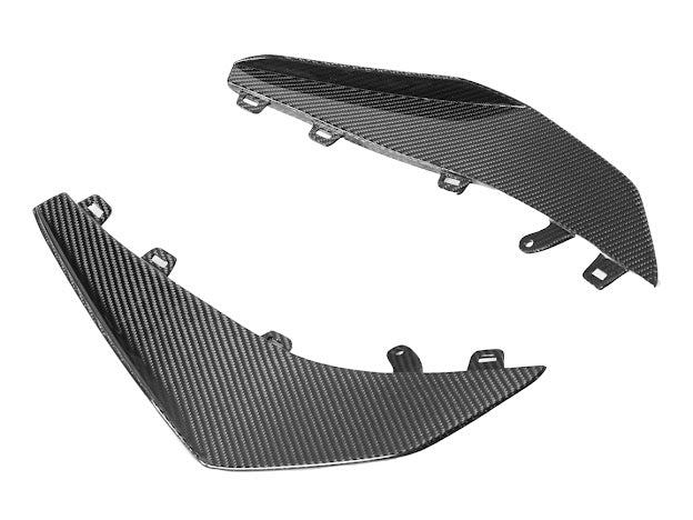 2023+ CHEVROLET CORVETTE C8 Z06 & E-RAY | CARBON FIBER FRONT SIDE CANARDS