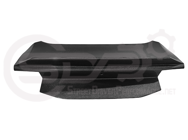 2024-Up Ford Mustang S650 | Factory Integrated Ducktail Style Carbon Fiber Replacement Rear Trunk Lid