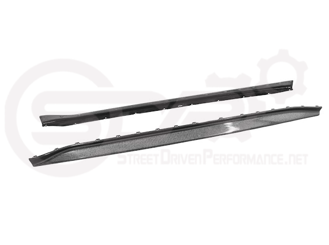 2021-UP BMW G80 M3 SEDAN | 3D STYLE CARBON FIBER ADD-ON SIDE SKIRTS ROCKER PANEL EXTENSION GROUND EFFECTS