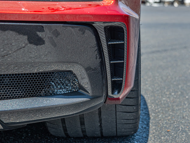 2023+ CHEVROLET CORVETTE C8 Z06 |REAR DIFFUSER SIDE VENT COVER PAIR