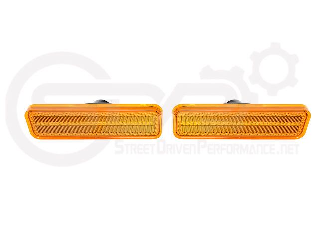 1972-1974 Dodge Charger | Front Side Marker Lens Amber Light LED Pair (Clear / Amber / Smoke)