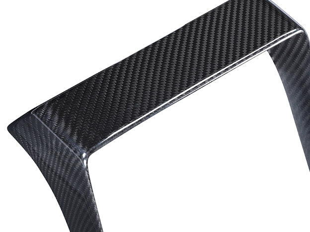 2024-UP TESLA MODEL 3 CARBON FIBER INTERIOR REAR DISPLAY FRAME COVER
