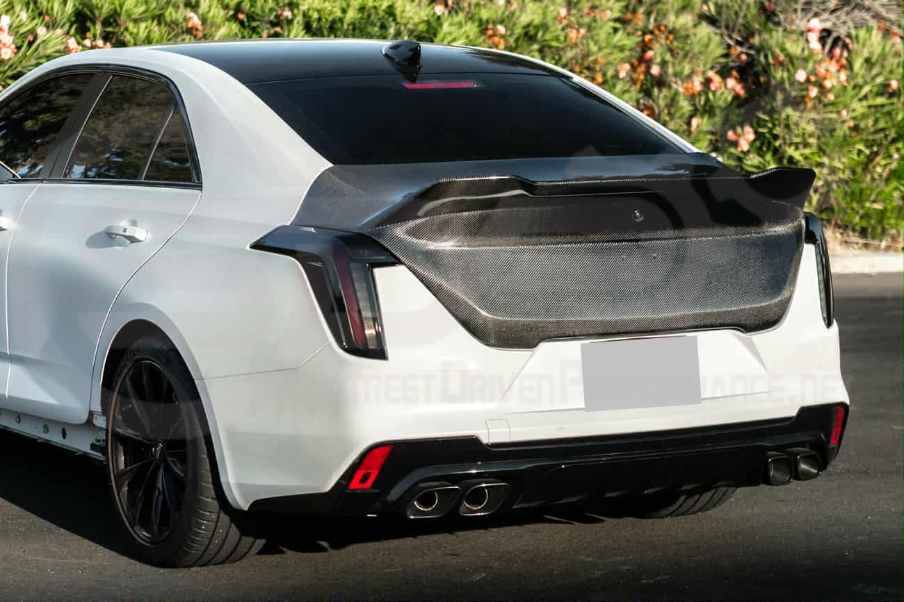 2021-UP CADILLAC CT4, CT4 V, AND CT4-V BLACKWING | BLACKWING STYLE REAR TRUNK LID WITH INTEGRATED SPOILER