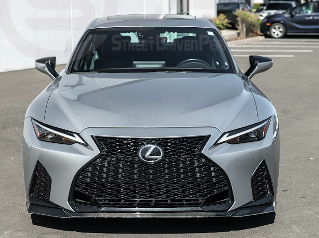 2021-UP LEXUS IS300, IS350, IS500 | JDM NOVEL STYLE CARBON FIBER FRONT BUMPER LIP SPLITTER GROUND EFFECTS