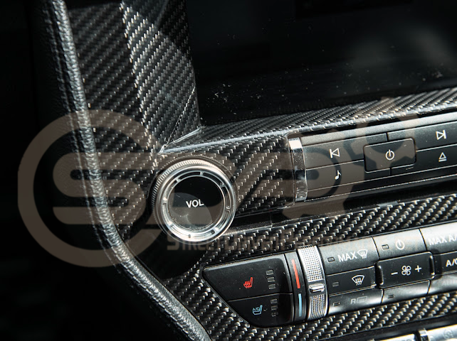 2015-2023 S550 | FORD MUSTANG CARBON FIBER CENTER CONSOLE CONTROL PANEL TRIM COVER