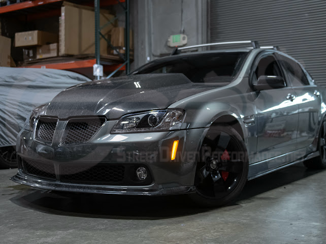 2008-2009 Pontiac G8 | Front Clear / Amber / or Smoke Lens Amber Light LED Side Markers Pair