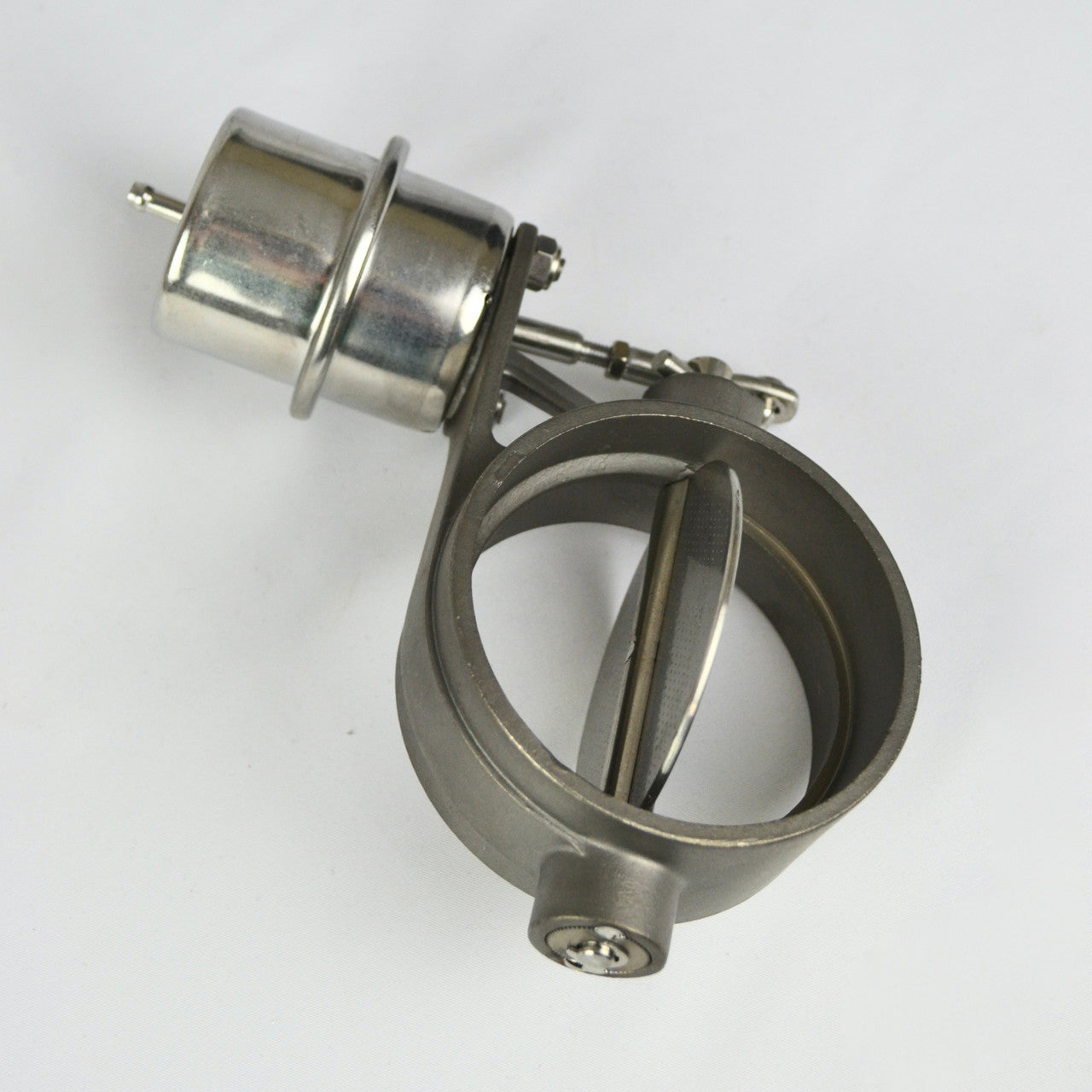 STESO Performance - 3" 76mm Exhaust Valve with Vacuum Actuator Normally Open Titanium