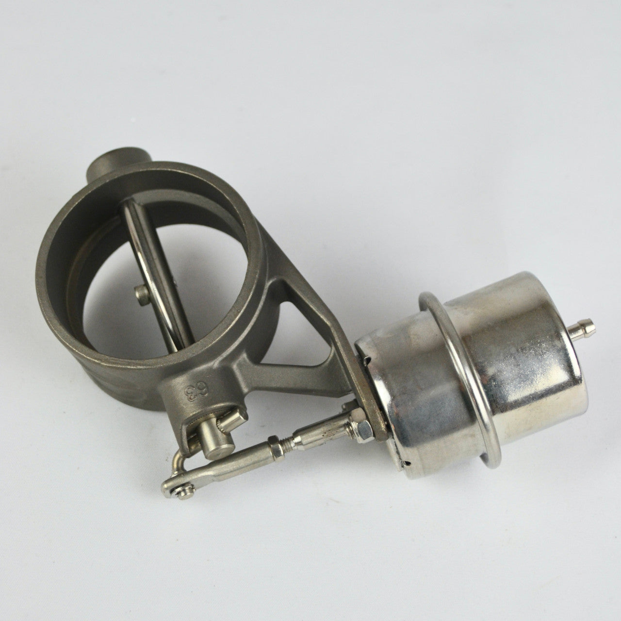 STESO Performance - 2.5" 63mm Exhaust Valve with Vacuum Actuator Normally Open Titanium