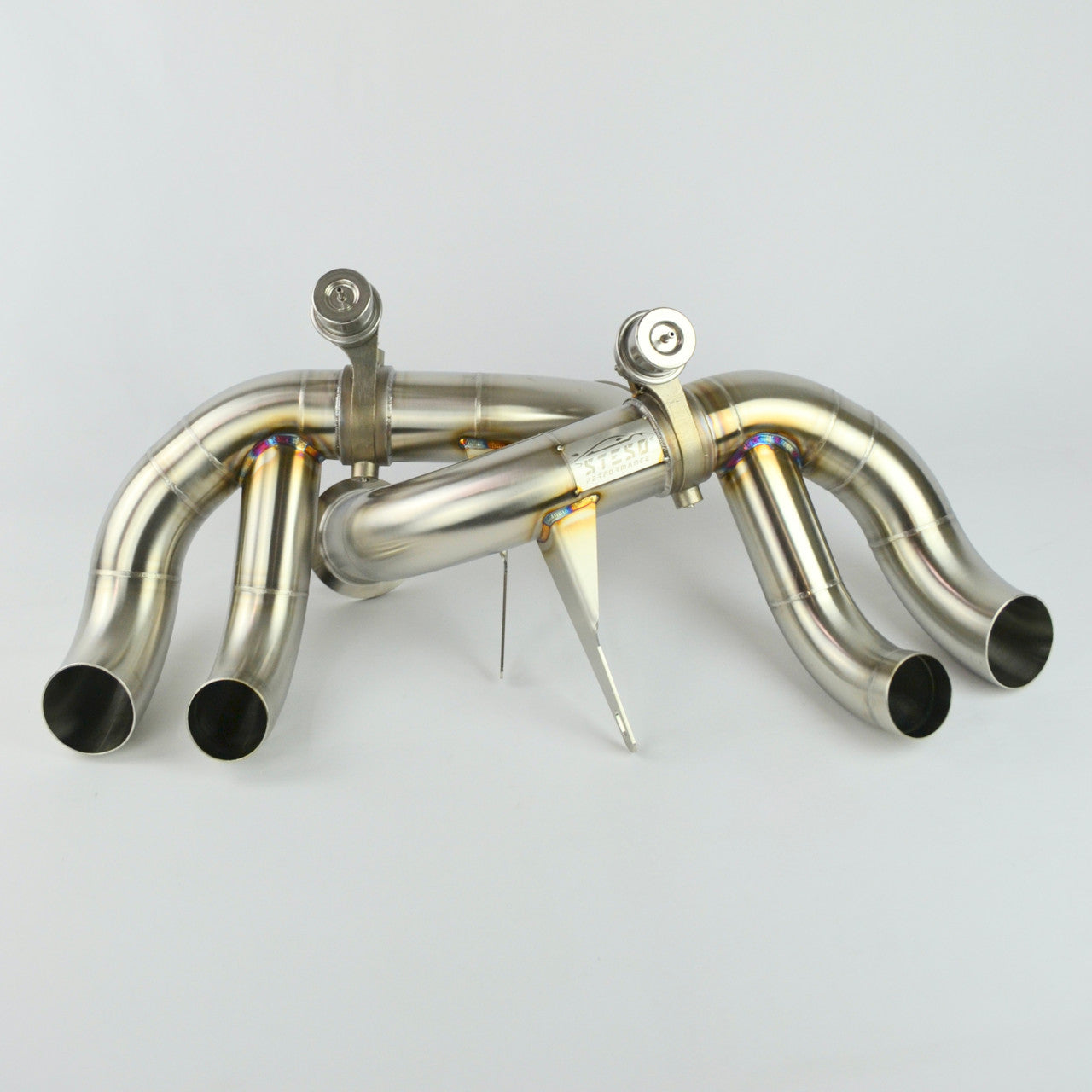 STESO Performance - Audi R8 (2015-2019) Race valved exhaust system  TITANIUM RAW