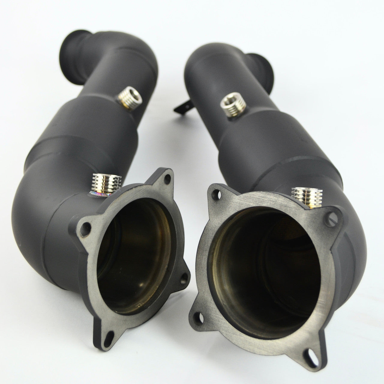 STESO Performance - Mclaren 720S 765LT ceramic coated 3.5" High Flow Downpipes + HEAT WRAP