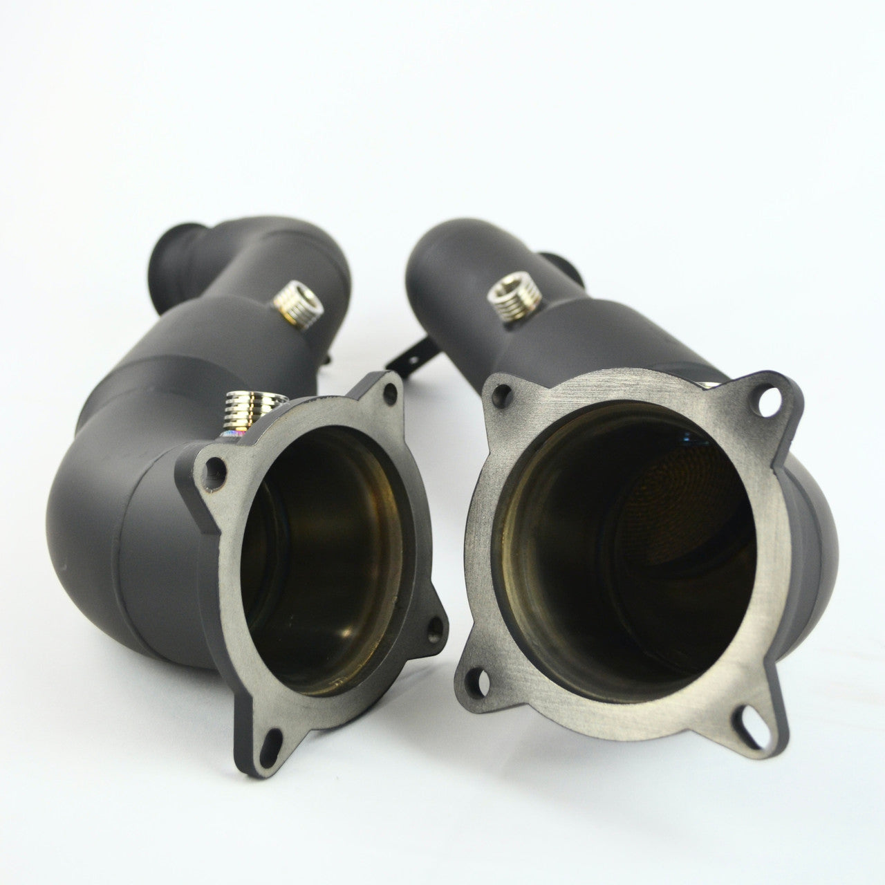STESO Performance - Mclaren 720S 765LT ceramic coated 3.5" High Flow Downpipes + HEAT WRAP