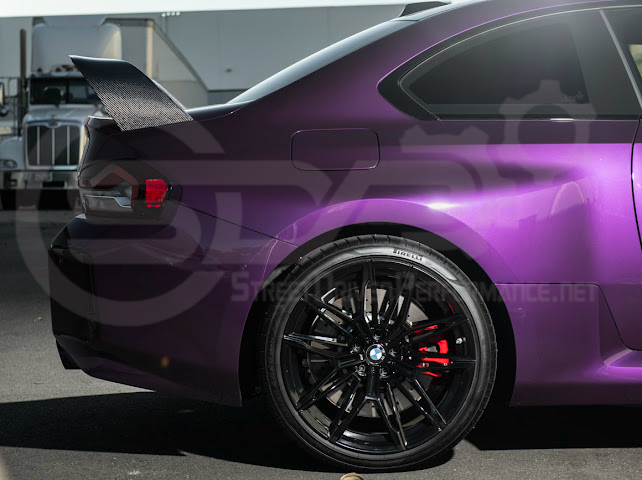 2023-UP BMW G87 M2 | M PERFORMANCE STYLE CARBON FIBER REAR HIGH WING SPOILER