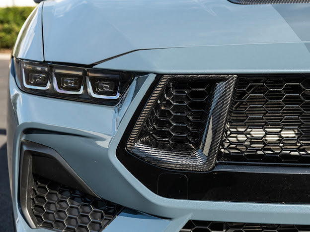 2024-UP FORD MUSTANG S650 | FRONT UPPER & LOWER SIDE GRILLE INSERTS PAIR