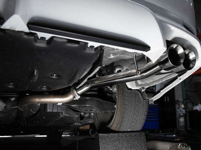 2018-2024 Toyota Camry SE FWD | T-304 Muffler Delete Single Exit Axle Back Exhaust (Chrome or Burnt Blue Tips)