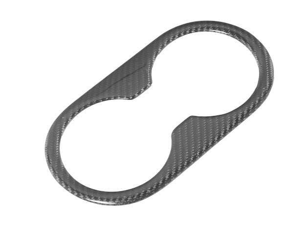 2020-UP TESLA MODEL 3 & Y CARBON FIBER INTERIOR REAR WATER CUP FRAME