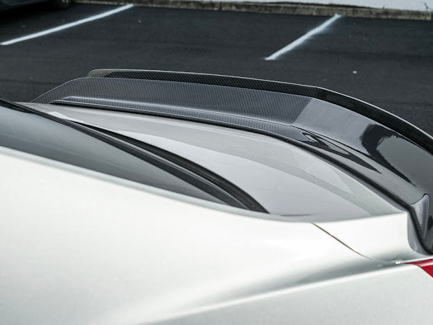 2016-2019 Cadillac ATS-V Sedan  | Wickerbill Trunk Spoiler Wing Carbon Fiber