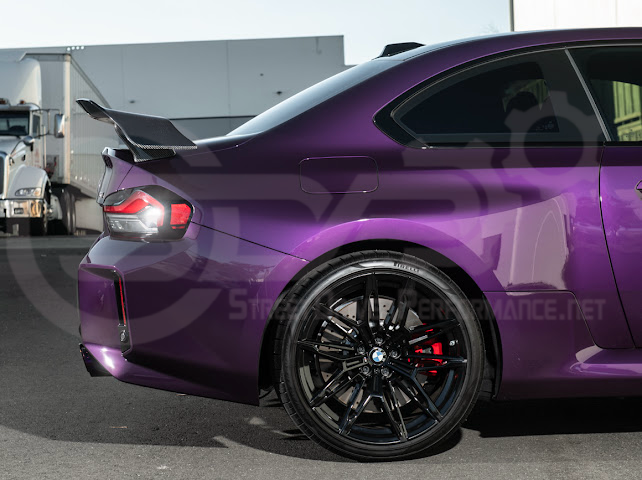 2023-UP BMW G87 M2 | M PERFORMANCE TRACK CARBON FIBER REAR HIGH WING SPOILER