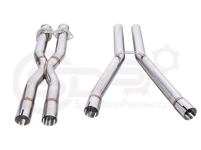 2006-2008 Corvette C6 6.0L 6.2L Automatic & 6 Speed | Stainless Steel 2.5 In X Pipe