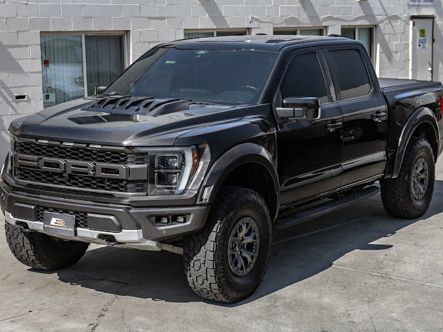 2021-UP F-150 RAPTOR | FACTORY STYLE CARBON FIBER SIDE FENDER FLARES REPLACEMENT (FRONT AND / OR REAR)