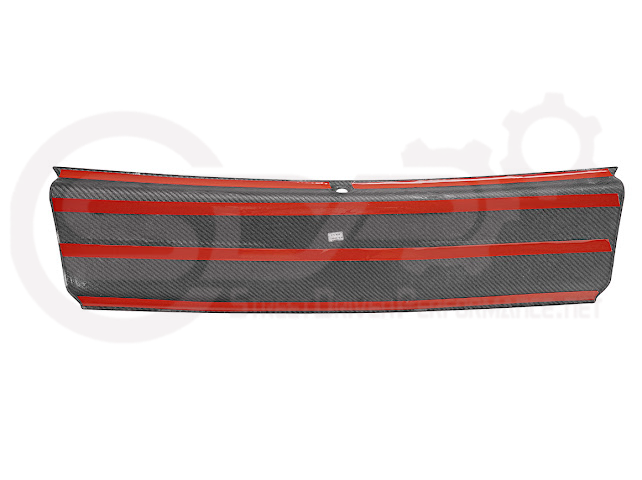 2018-2023 FORD MUSTANG S550 | CARBON FIBER FACTORY STYLE REAR TRUNK DECK LID APPLIQUE PANEL COVER