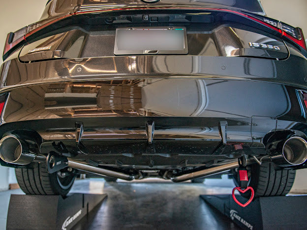 2021-PRESENT LEXUS IS300 IS350 MUFFLER DELETE AXLE BACK BURNT TIPS EXHAUST PAIR