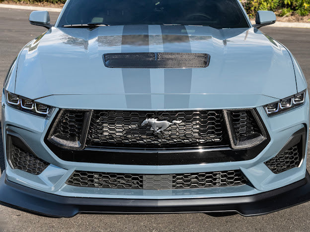 2024-UP FORD MUSTANG S650 | FRONT UPPER & LOWER SIDE GRILLE INSERTS PAIR