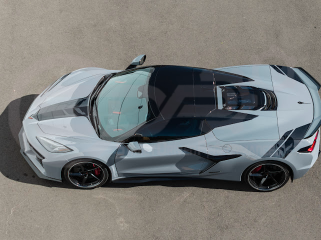 2020-UP CORVETTE C8 CONVERTIBLE | REAR HATCH UPPER HTC TONNEAU WINDOW INSERTS
