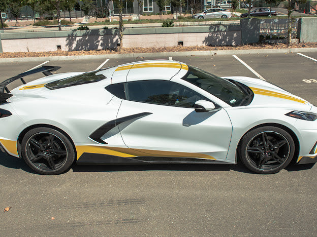 2020+ C8 Corvette | "5VM Style" Side Skirt Rocker Panel Ground Effects