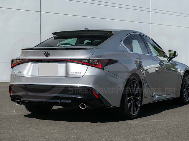 2021-UP LEXUS IS300 & IS350 | JDM PERFORMANCE STYLE CARBON FIBER ADD ON REAR ROOF TOP WINDOW SPOILER WING