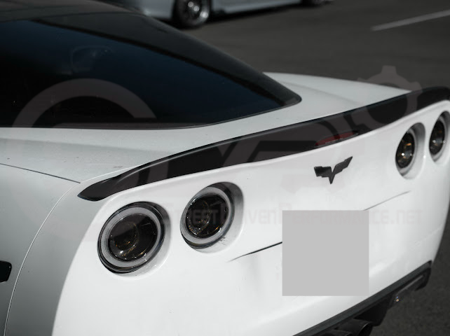 2005-2013 CHEVROLET CORVETTE C6 | SDP PERFORMANCE STYLE MATTE BLACK REAR TRUNK LID WING SPOILER