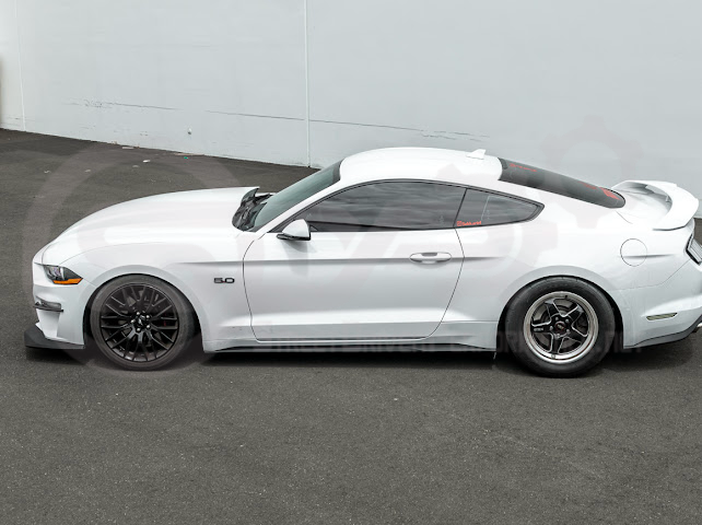 2015-2023 FORD MUSTANG S550 | SIDE SKIRTS EXTENSION ROCKER PANELS GROUND EFFECTS
